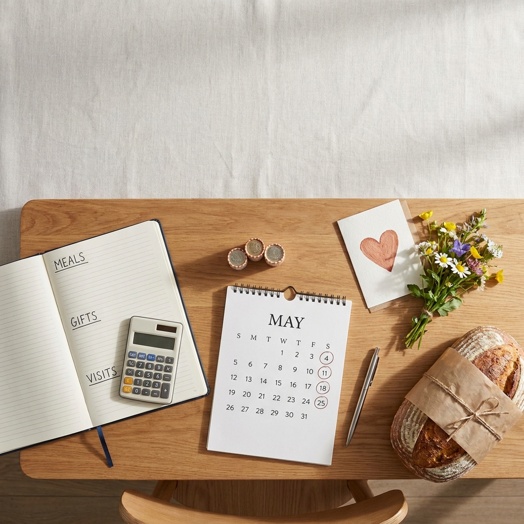 How to plan a low-stress Mother’s Day weekend budget (travel, meals, and hosting)