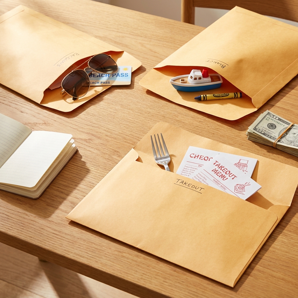 How to use cash envelopes or a ‘digital envelope’ system for summer spending