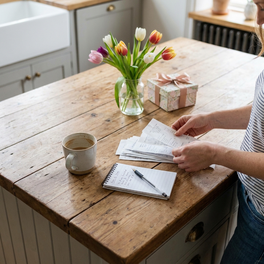 Weekend ‘receipt reset’: a simple system to track spending without apps (perfect before Mother’s Day weekend)