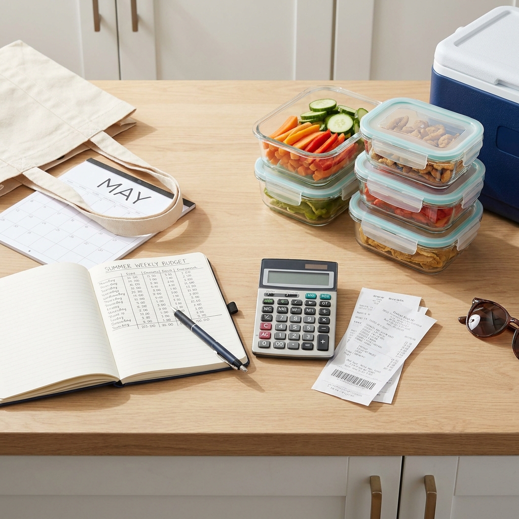 How to build a simple ‘summer grocery and snack budget’ for busy weeks