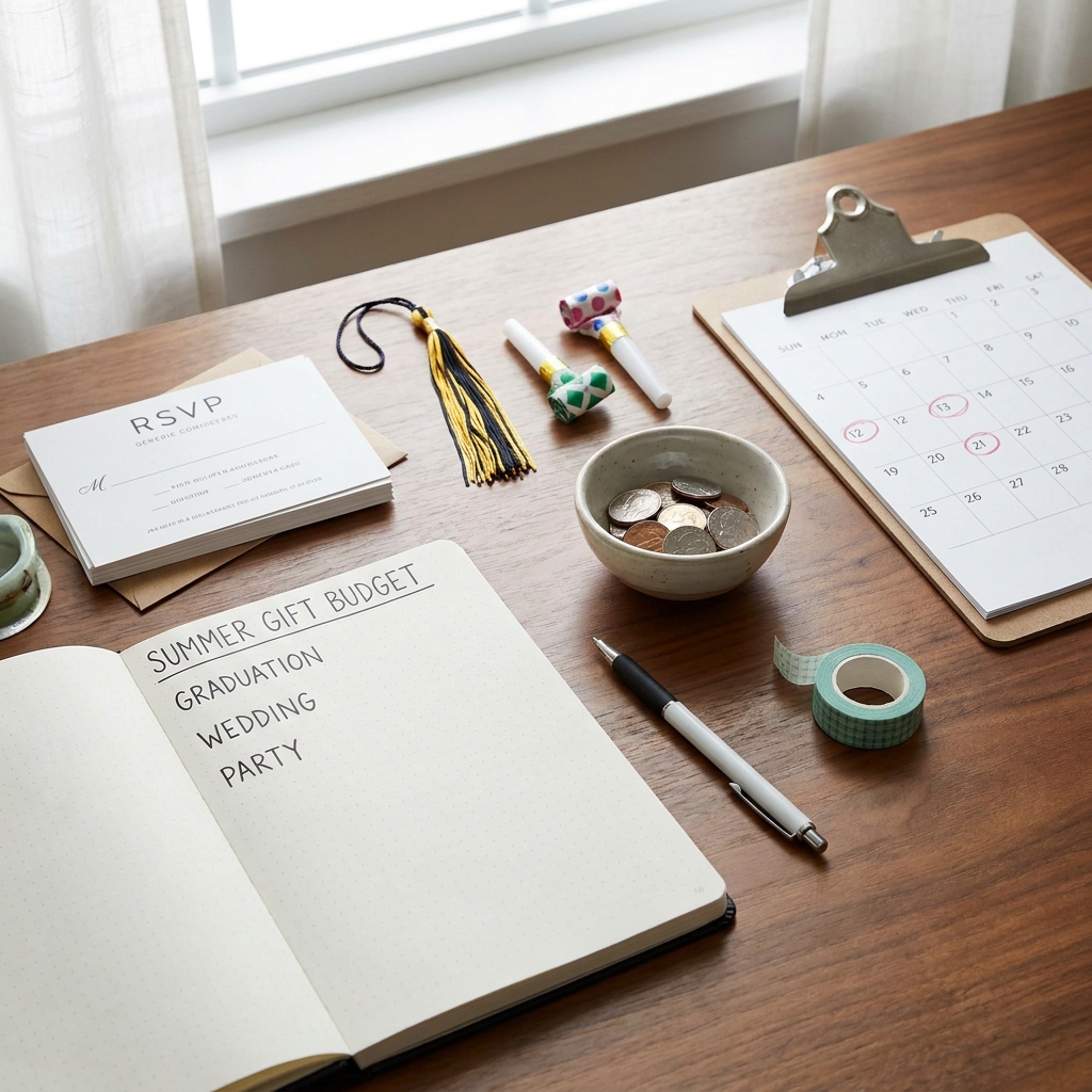 How to build a summer ‘gift and events’ budget for graduations, weddings, and parties