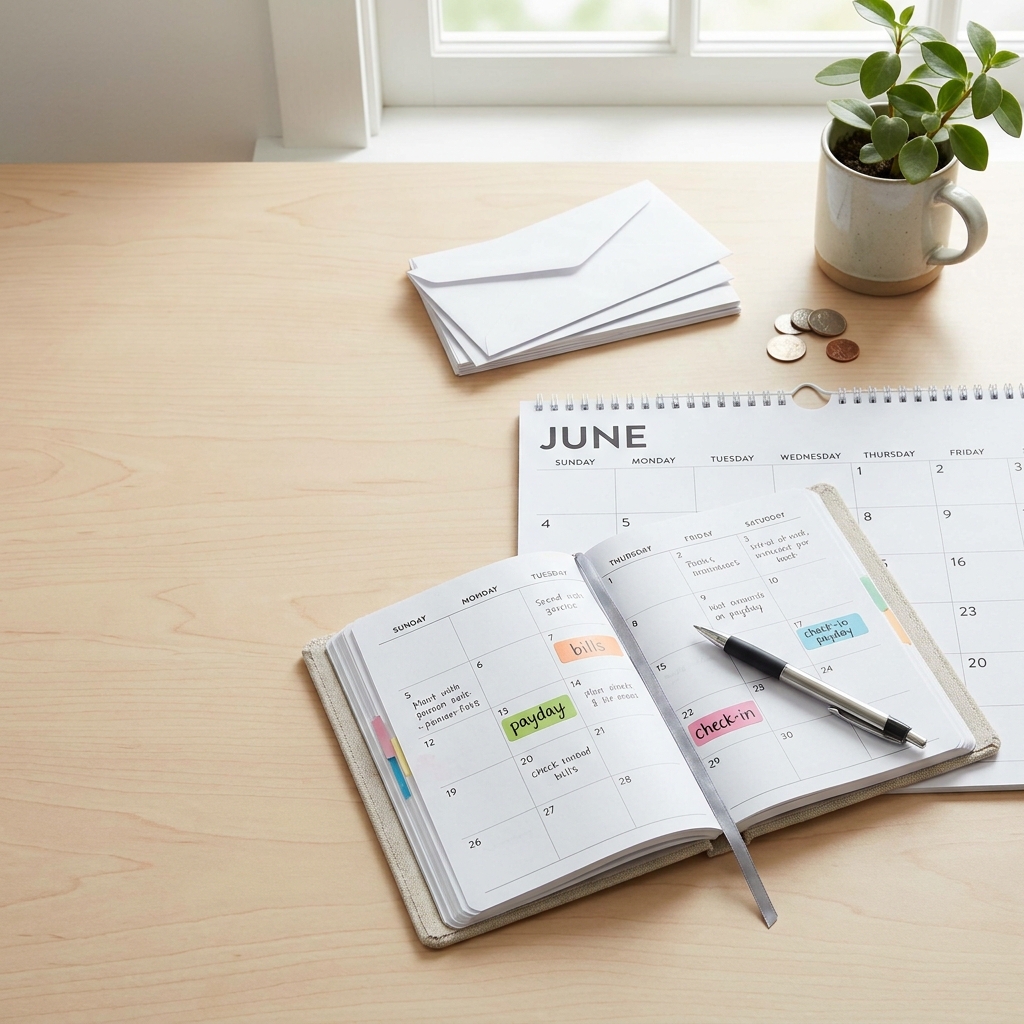 June financial calendar: a simple ‘what happens when’ plan for bills, summer expenses, and check-ins
