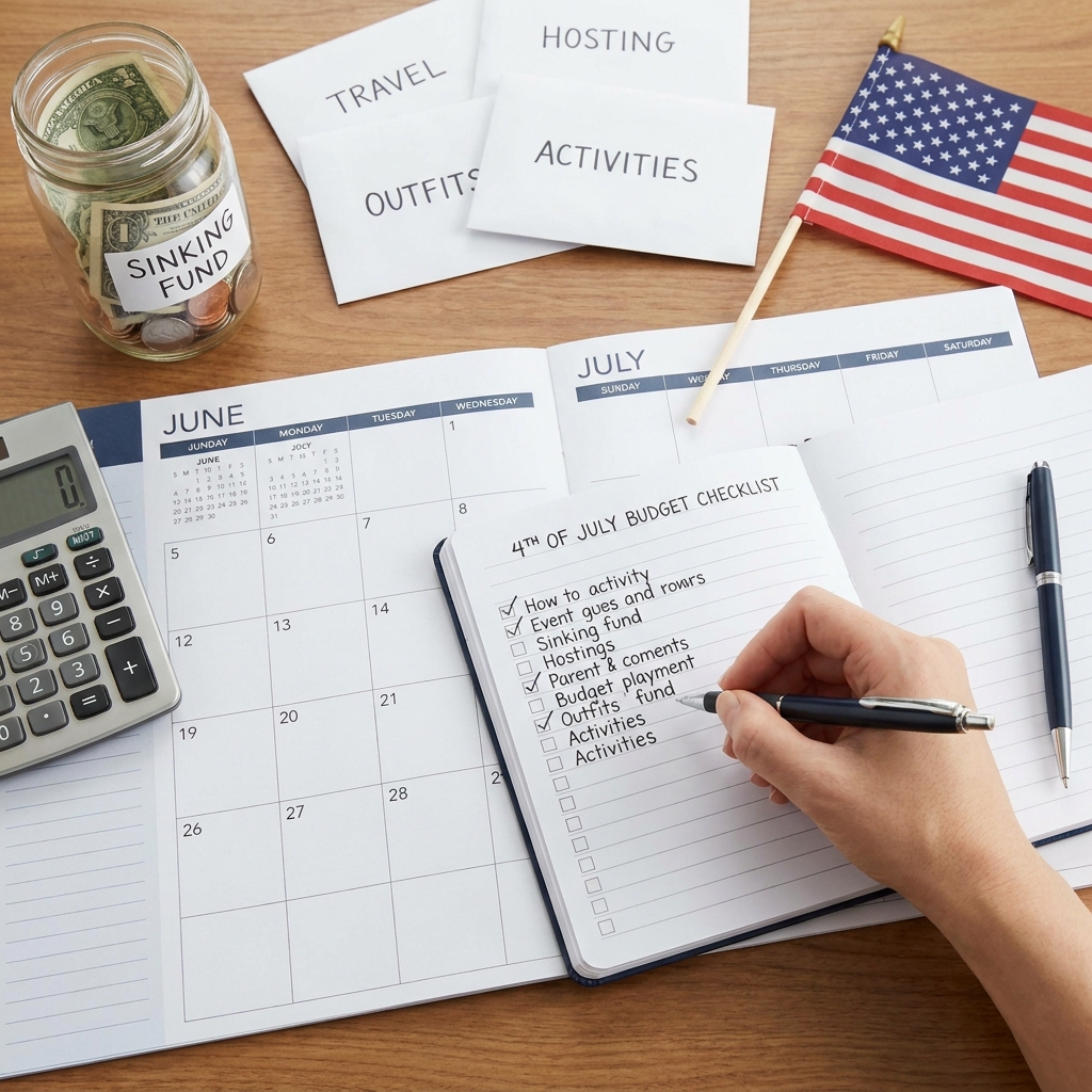 Fourth of July budget planning: start now with a 3-week spending plan
