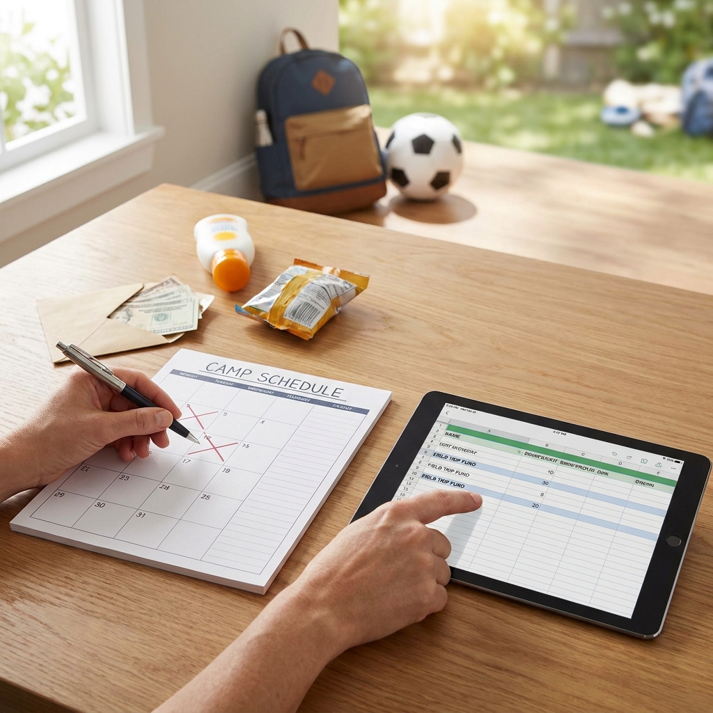 How to budget for summer camps and activities mid-season (when schedules change)
