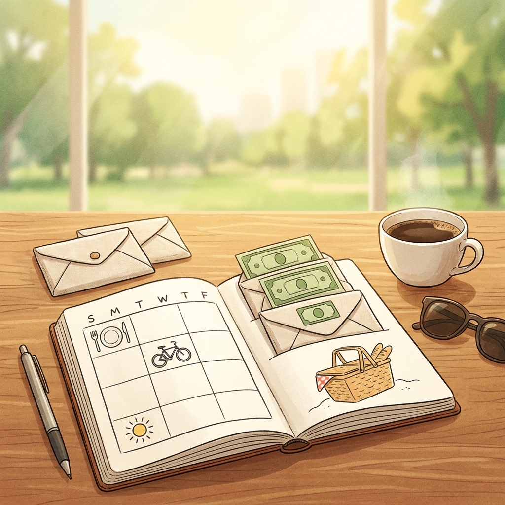 How to plan a low-cost summer week for the whole family (a 7-day money-saving routine)