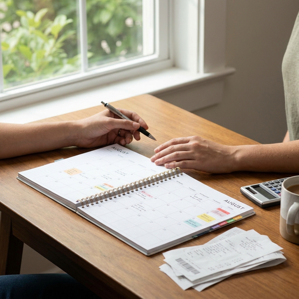 How to create an August budget now (late July preview that actually works)