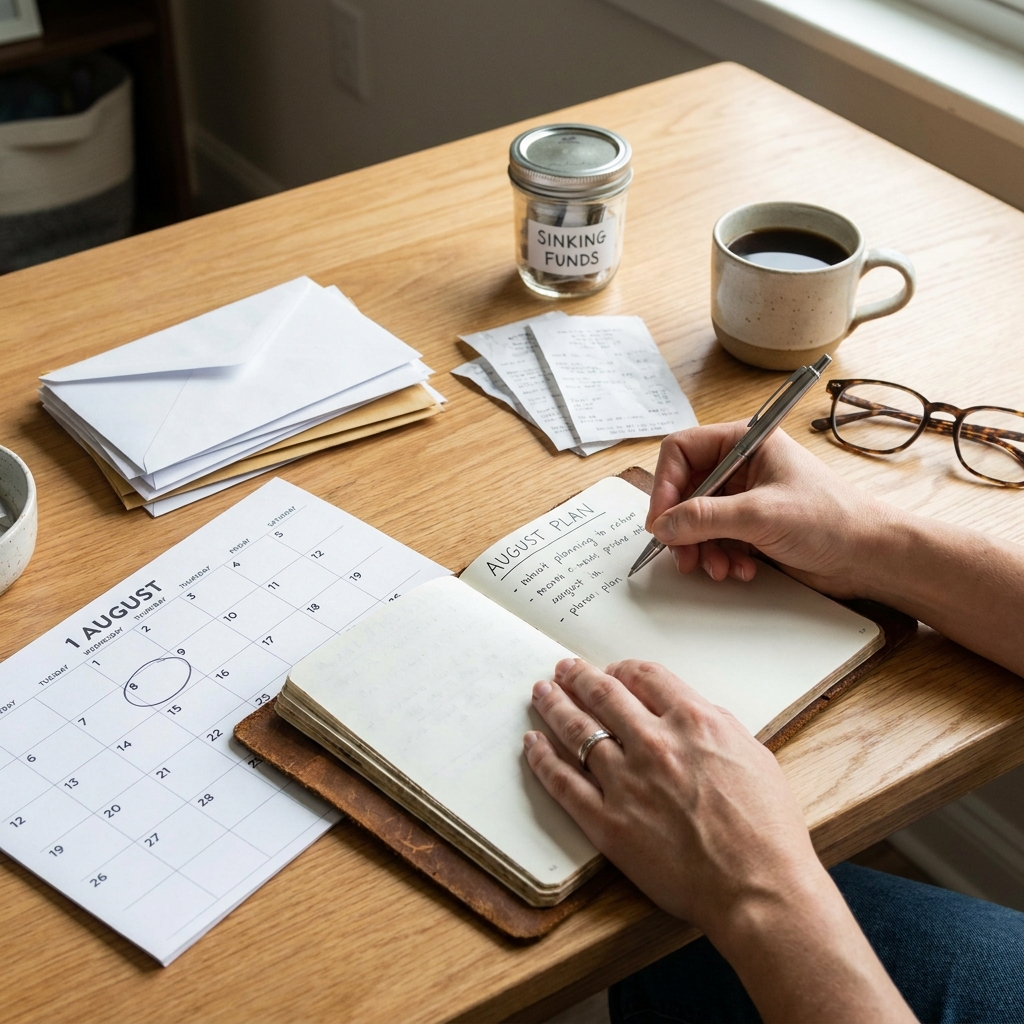 August 1 money setup: build a simple August spending plan in one sitting
