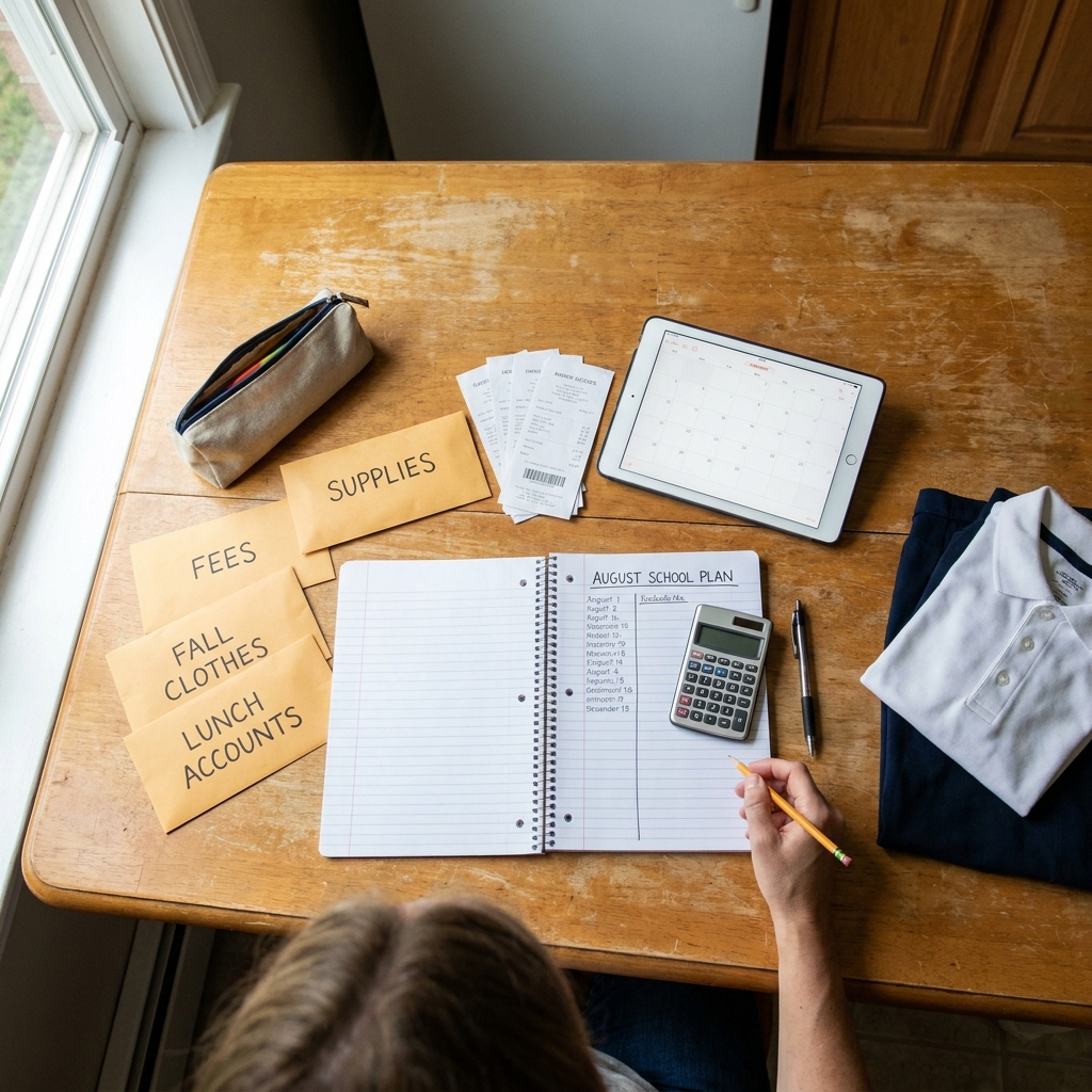 Back-to-school budgeting: building a realistic school & activities cost checklist for August